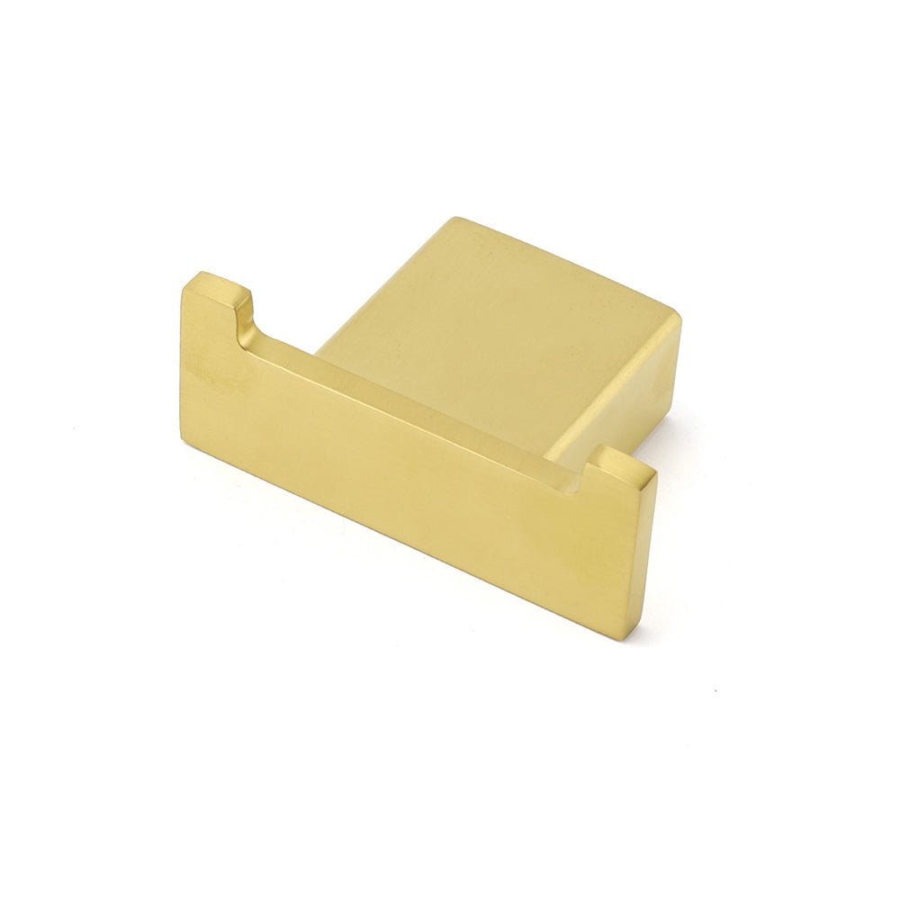 Brushed Gold Square Robe Hook Clothes Towel Towel Hanger Holder Wall Mounted Kit - Home & Garden > Bathroom Accessories > Shower Accessories - Rivercity House & Home Co. (ABN 18 642 972 209) - Affordable Modern Furniture Australia