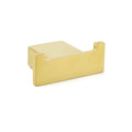 Square Brushed Gold Wall Mounted Robe and Towel Hook Kit