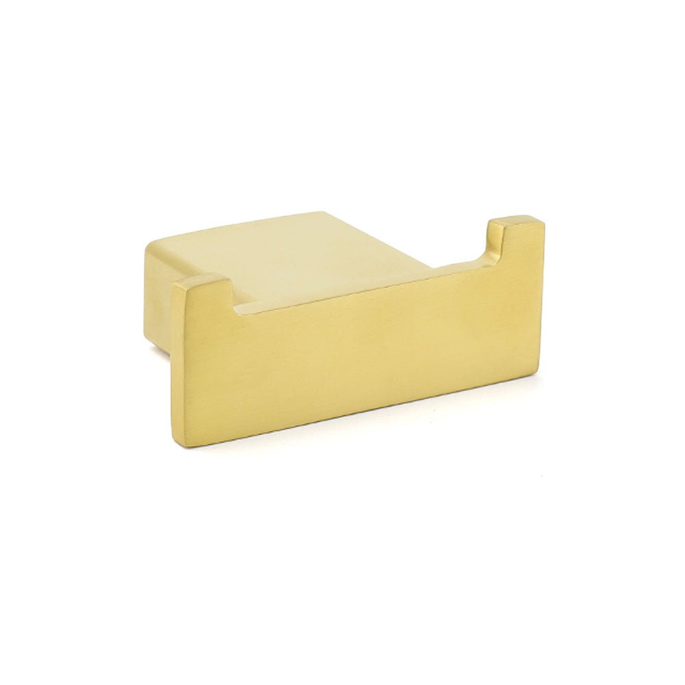 Brushed Gold Square Robe Hook Clothes Towel Towel Hanger Holder Wall Mounted Kit - Home & Garden > Bathroom Accessories > Shower Accessories - Rivercity House & Home Co. (ABN 18 642 972 209) - Affordable Modern Furniture Australia