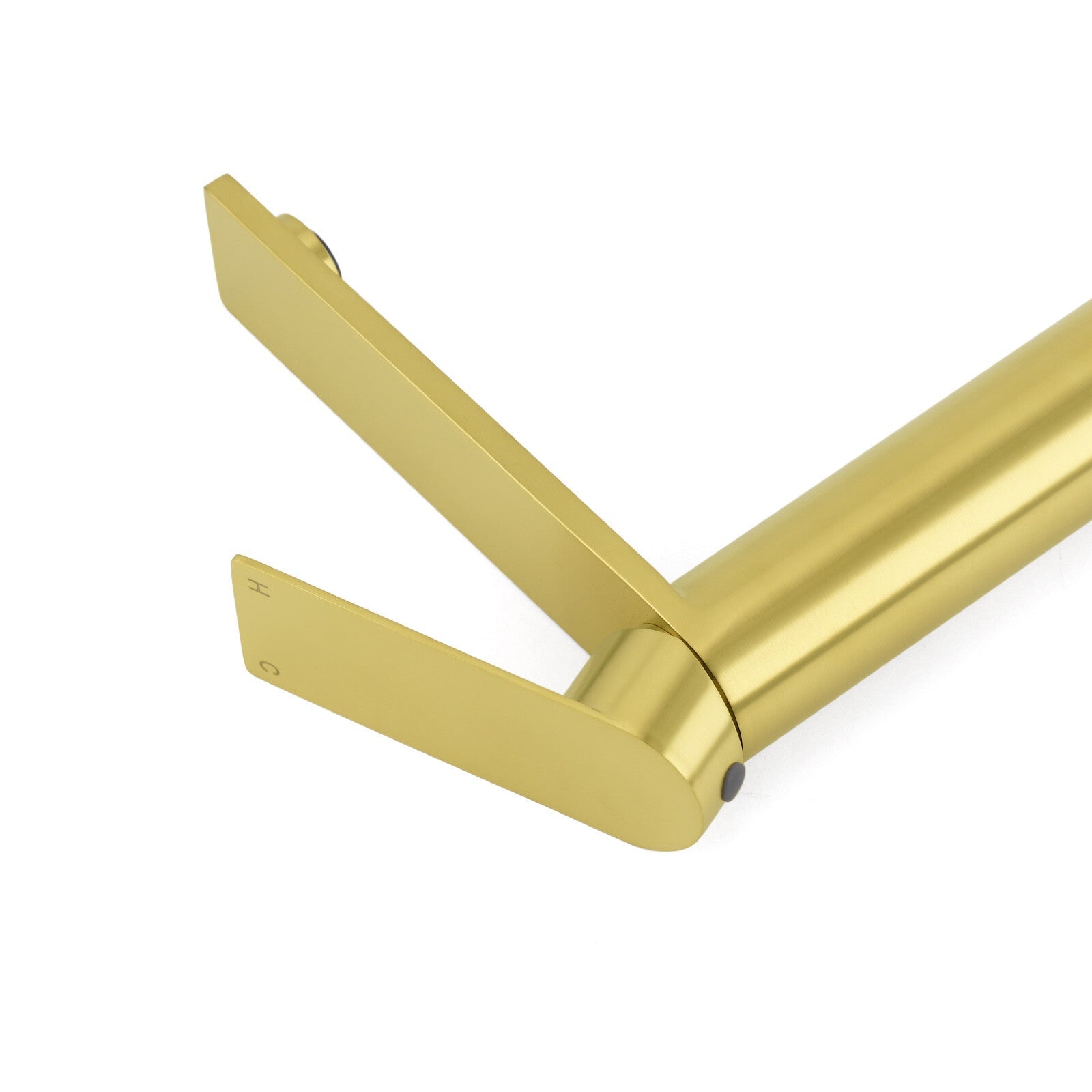 Brushed Gold Stainless Steel Tall Basin Mixer Vanity Sink Faucet Laundry Spout - Furniture > Bathroom > Shower Heads & Screens - Rivercity House & Home Co. (ABN 18 642 972 209) - Affordable Modern Furniture Australia