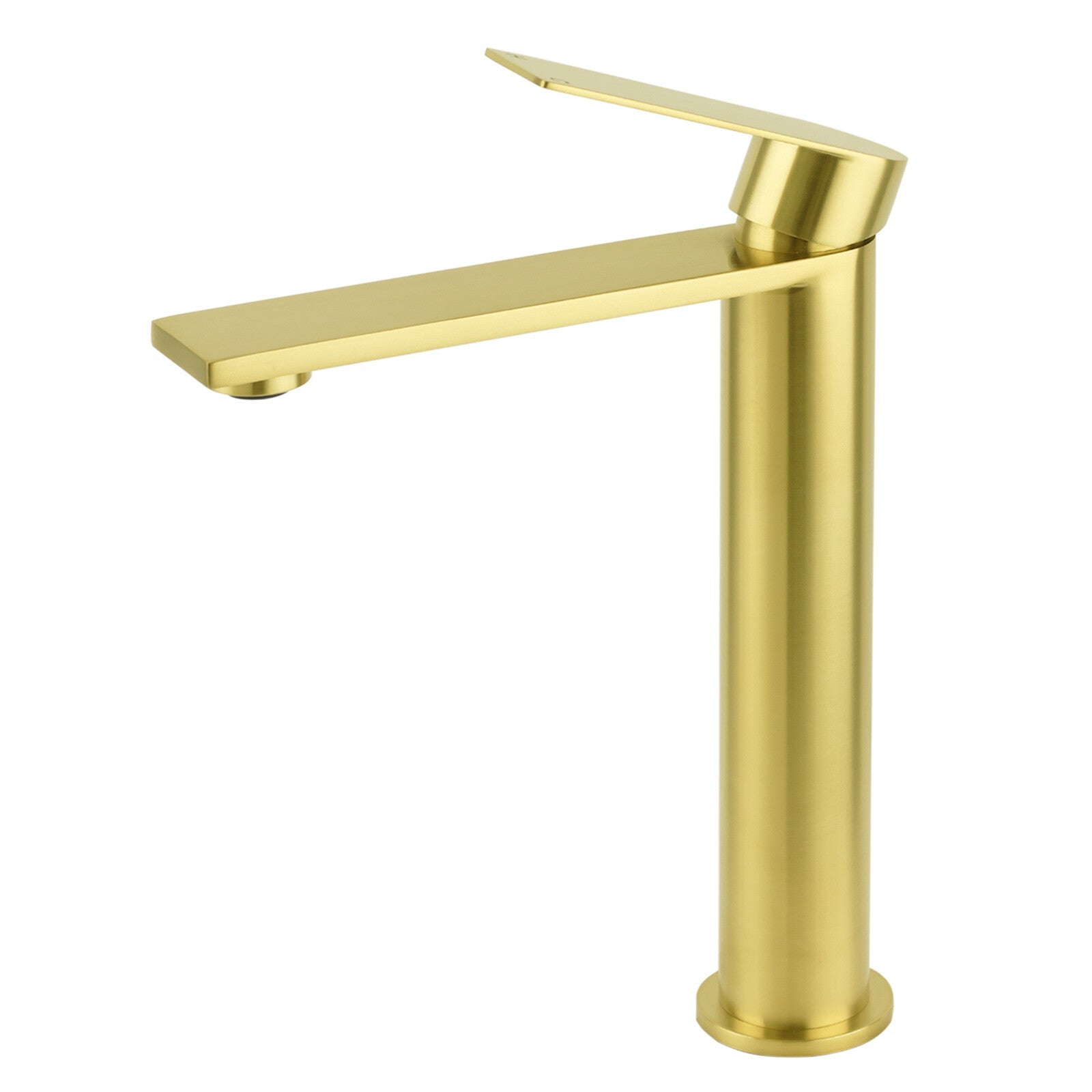 Brushed Gold Stainless Steel Tall Basin Mixer Vanity Sink Faucet Laundry Spout - Furniture > Bathroom > Shower Heads & Screens - Rivercity House & Home Co. (ABN 18 642 972 209) - Affordable Modern Furniture Australia