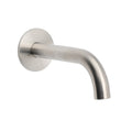 150mm Round Curve Bathtub Filler Spout with Swivel Water Outlet - Brushed Nickel