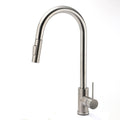 KYLINS 2-Way Pull Out Kitchen Mixer Tap with Swivel Spray - Brushed Nickel
