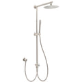 8 Inch 2in1 Stainless Steel Rain & Handheld Shower Set with Sliding Rail Arm - Brushed Nickel