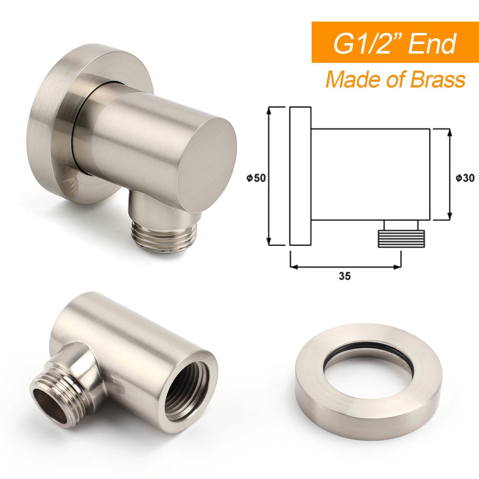 Brushed Nickel 2in1 Square 12" Thin Rainfall Head Shower 3 Modes Handheld Sliding Rail Arm Set - Furniture > Bathroom > Shower Heads & Screens - Rivercity House & Home Co. (ABN 18 642 972 209) - Affordable Modern Furniture Australia