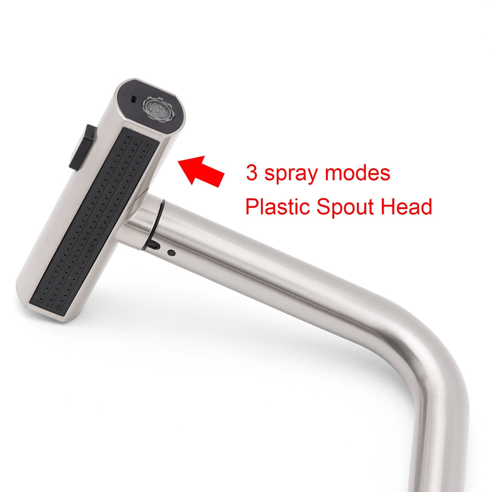 Brushed Nickel 3 - Mode Kitchen Mixer Pull Out Down Sink Laundry Faucet Tap WELS - Furniture > Bathroom > Shower Heads & Screens - Rivercity House & Home Co. (ABN 18 642 972 209) - Affordable Modern Furniture Australia