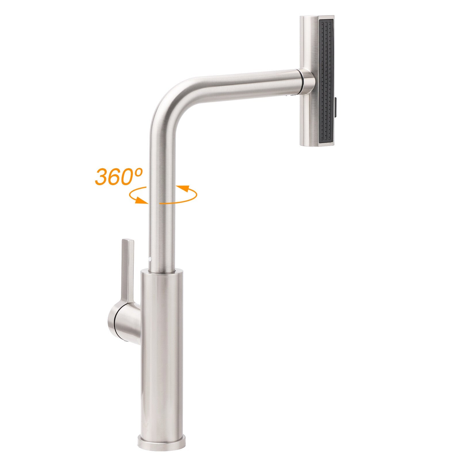 Brushed Nickel 3 - Mode Kitchen Mixer Pull Out Down Sink Laundry Faucet Tap WELS - Furniture > Bathroom > Shower Heads & Screens - Rivercity House & Home Co. (ABN 18 642 972 209) - Affordable Modern Furniture Australia