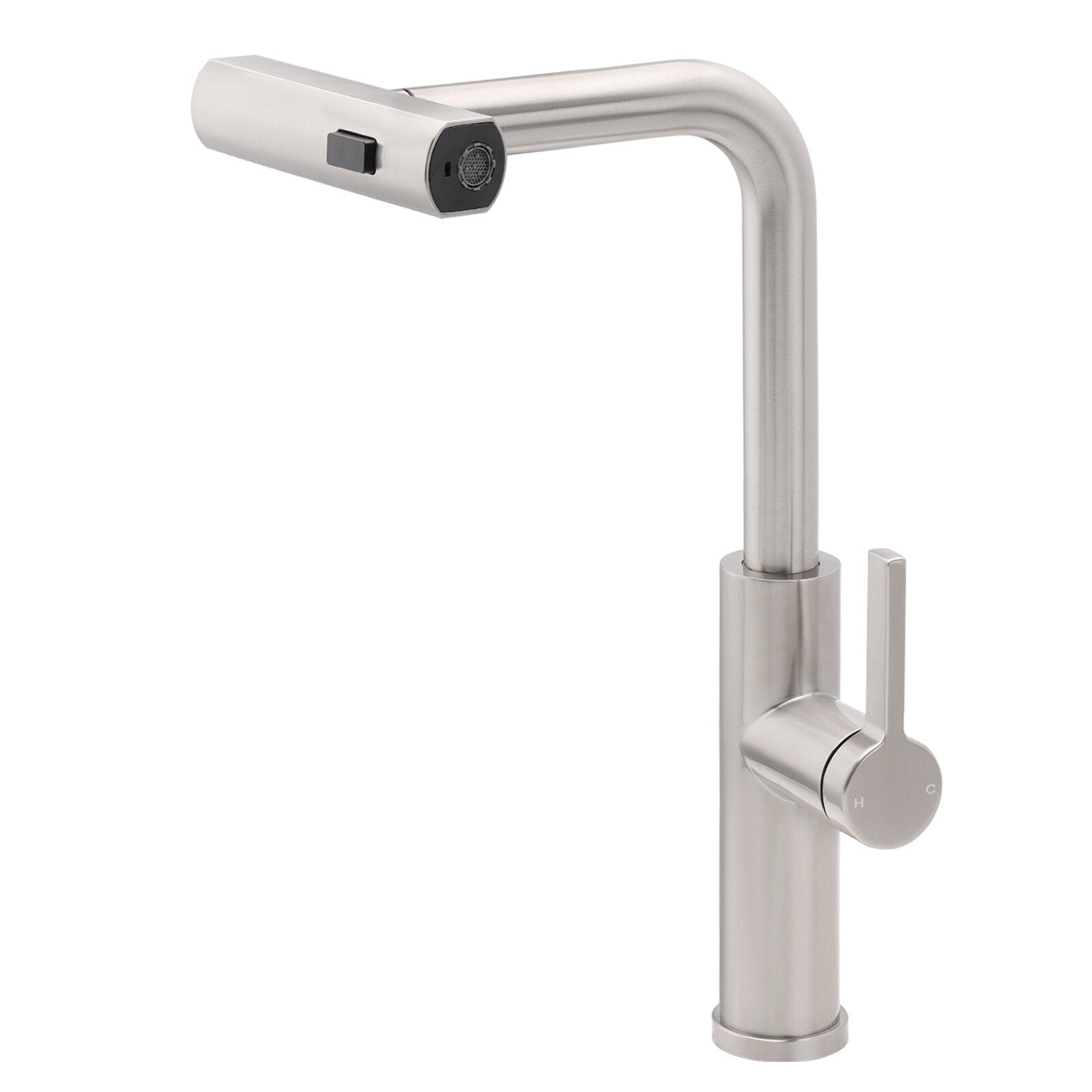 Brushed Nickel 3 - Mode Kitchen Mixer Pull Out Down Sink Laundry Faucet Tap WELS - Furniture > Bathroom > Shower Heads & Screens - Rivercity House & Home Co. (ABN 18 642 972 209) - Affordable Modern Furniture Australia