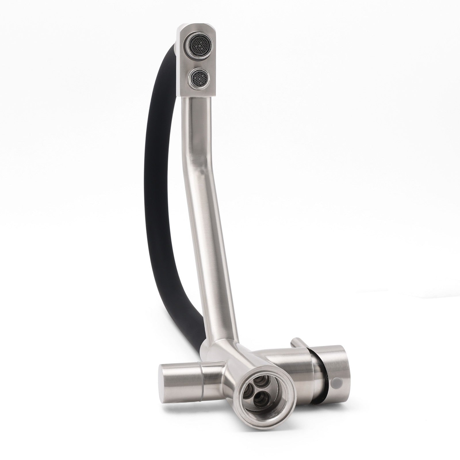 Brushed Nickel 3 Way Pull Down Kitchen Mixer Pure Drinking Water Sink Tap Spout - Furniture > Bathroom > Tap & Sink Accessories - Rivercity House & Home Co. (ABN 18 642 972 209) - Affordable Modern Furniture Australia