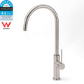 KYLINS 435mm Tall Slim Round Kitchen Laundry Sink Mixer Faucet Tap - Brushed Nickel