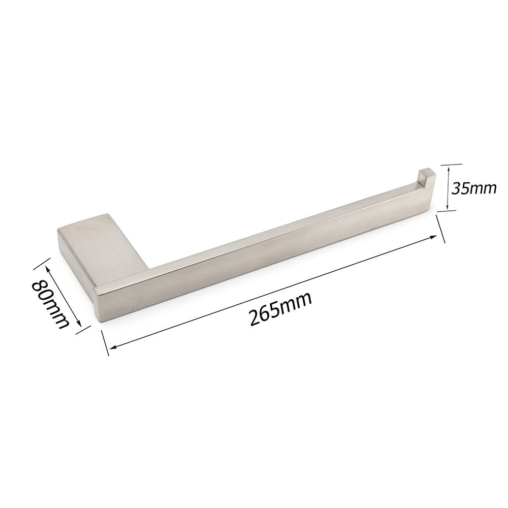 Brushed Nickel Bathroom Cubic Square Towel Rack Clothes Wall Mounted Holder Kit - Home & Garden > Bathroom Accessories > Shower Accessories - Rivercity House & Home Co. (ABN 18 642 972 209) - Affordable Modern Furniture Australia