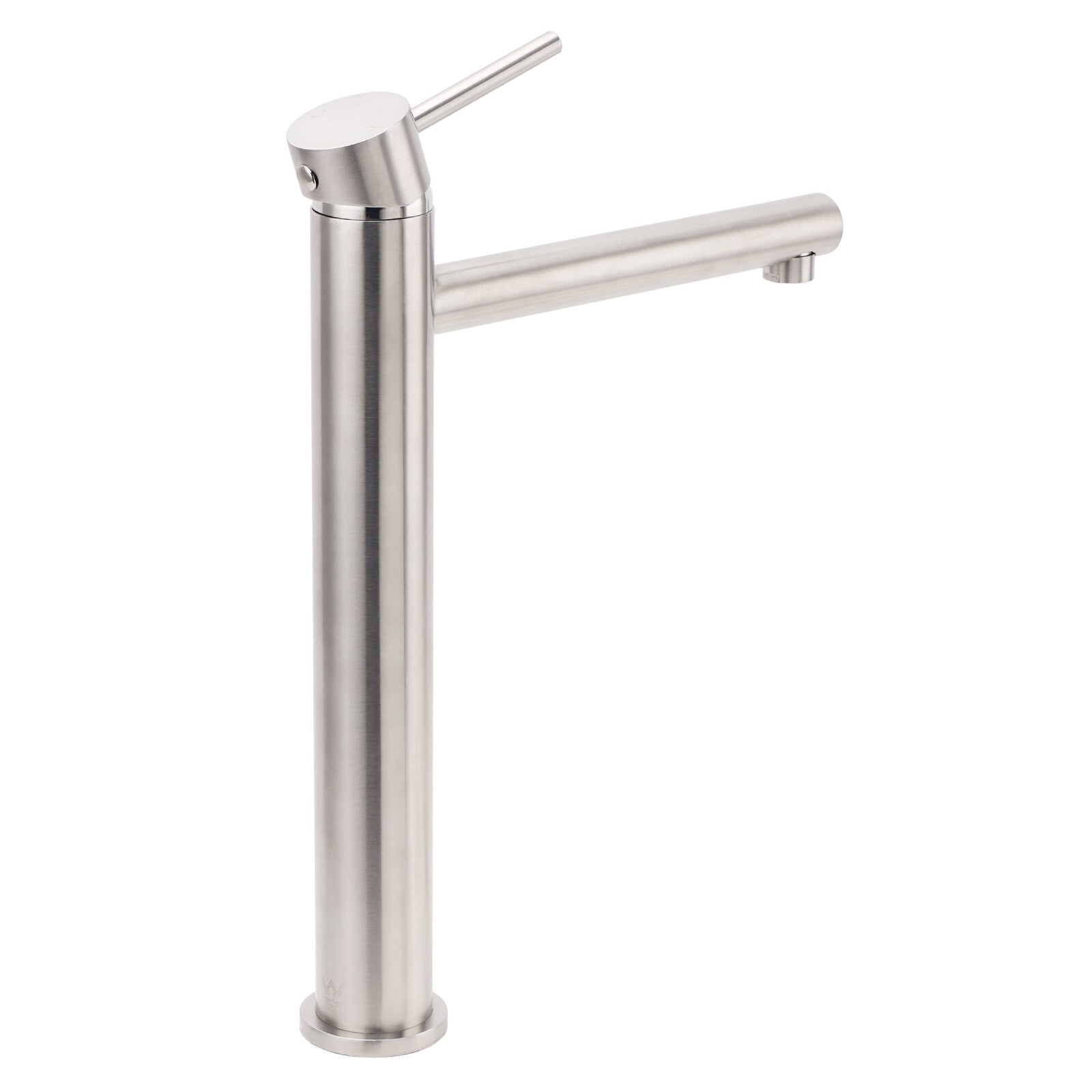 Brushed Nickel Classic Round Bathroom Basin Straight Spout Mixer Sink Faucet Tap - Furniture > Bathroom > Shower Heads & Screens - Rivercity House & Home Co. (ABN 18 642 972 209) - Affordable Modern Furniture Australia