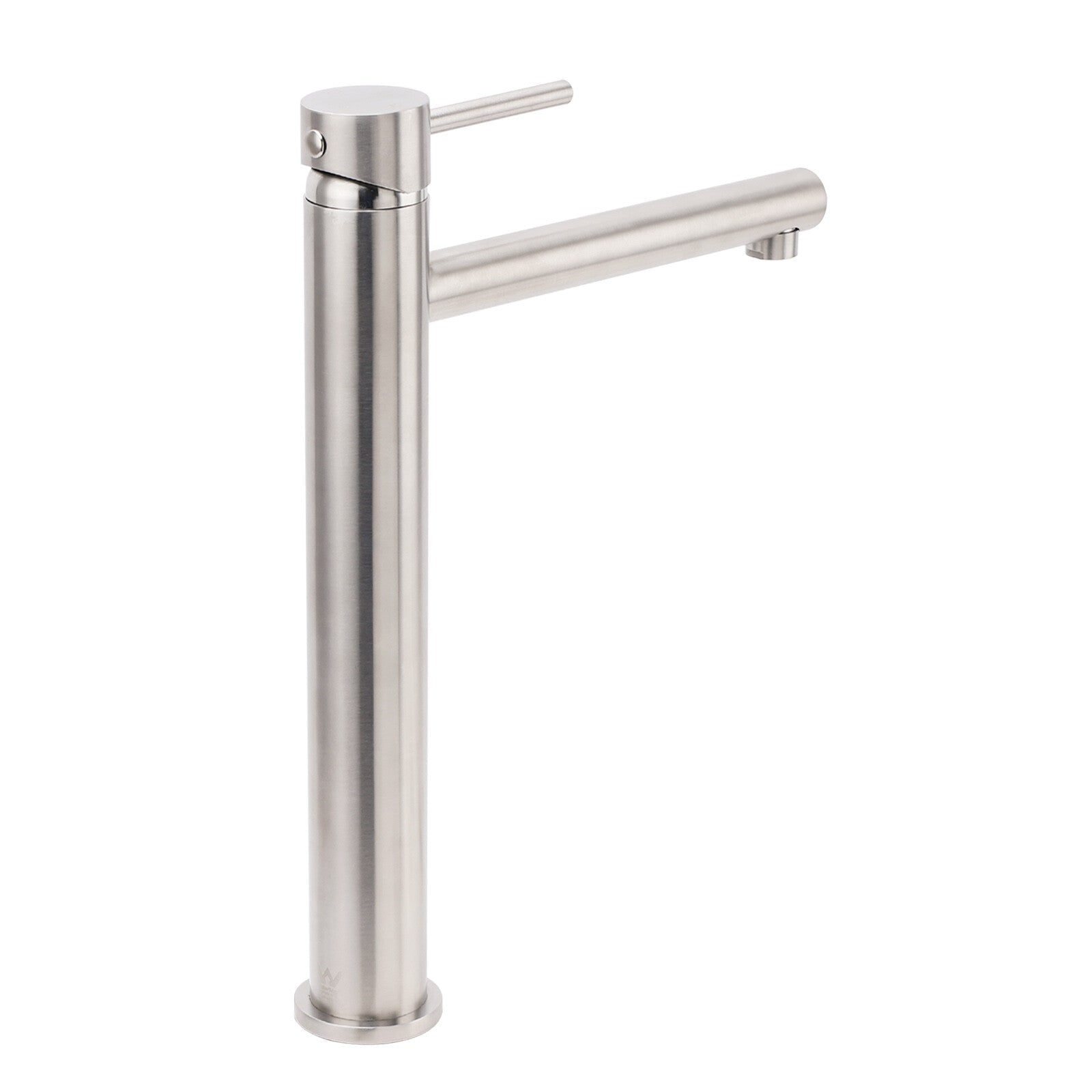 Brushed Nickel Classic Round Bathroom Basin Straight Spout Mixer Sink Faucet Tap - Furniture > Bathroom > Shower Heads & Screens - Rivercity House & Home Co. (ABN 18 642 972 209) - Affordable Modern Furniture Australia