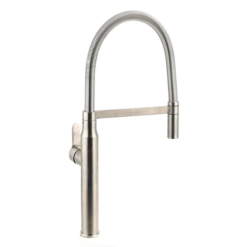 Brushed Nickel Kitchen Sink Basin Mixer 360 Swivel Faucet Tap Pull Out Spout SUS - Furniture > Bathroom > Shower Heads & Screens - Rivercity House & Home Co. (ABN 18 642 972 209) - Affordable Modern Furniture Australia