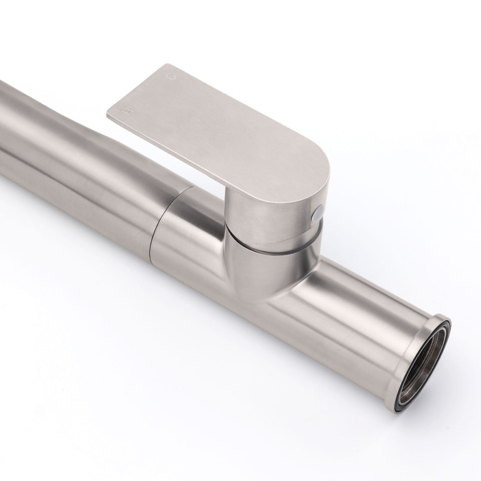Brushed Nickel New Design Kitchen Mixer Sink Tap Laundry Faucet Swivel Spout - Furniture > Bathroom > Shower Heads & Screens - Rivercity House & Home Co. (ABN 18 642 972 209) - Affordable Modern Furniture Australia
