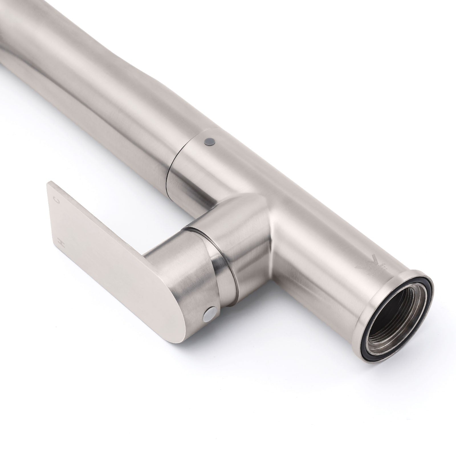 Brushed Nickel New Design Kitchen Mixer Sink Tap Laundry Faucet Swivel Spout - Furniture > Bathroom > Shower Heads & Screens - Rivercity House & Home Co. (ABN 18 642 972 209) - Affordable Modern Furniture Australia
