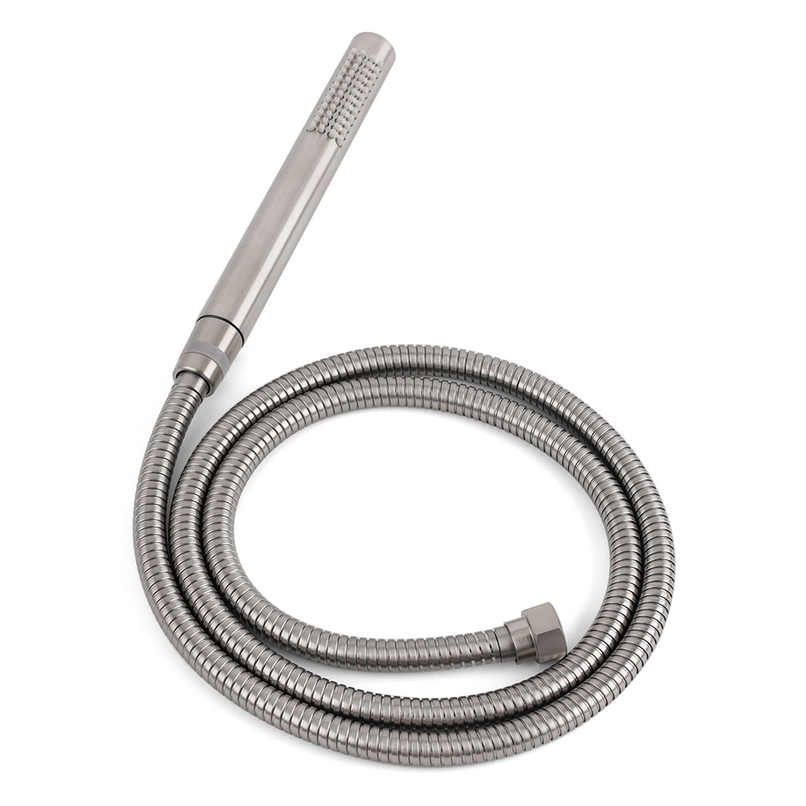 Brushed Nickel Round 12" Rain Head Shower Single Mode Handheld Sliding Rail Arm Mixer 2in1 Set - Furniture > Bathroom > Shower Heads & Screens - Rivercity House & Home Co. (ABN 18 642 972 209) - Affordable Modern Furniture Australia