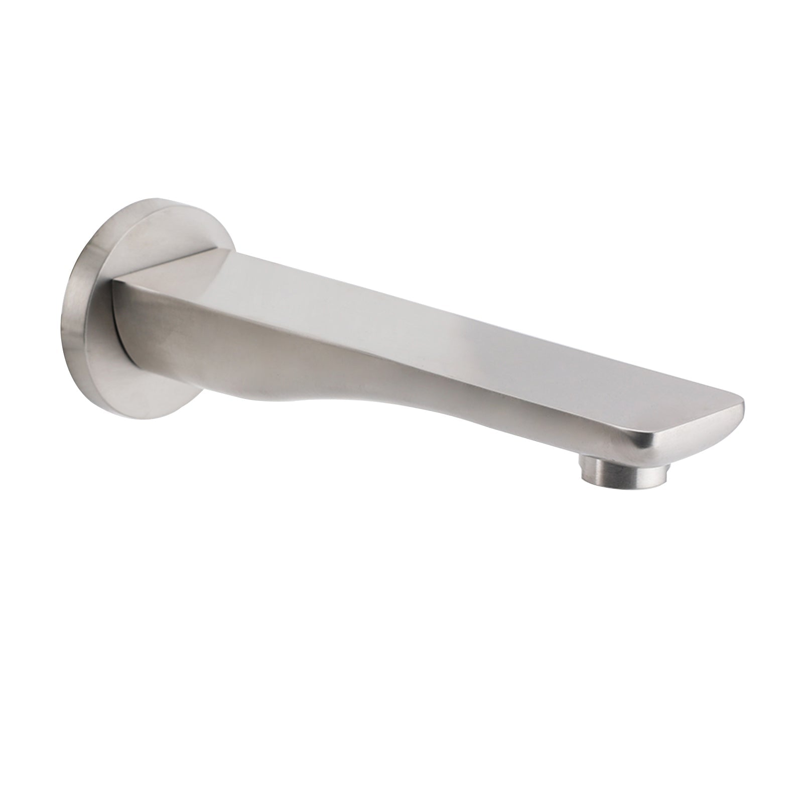 Brushed Nickel Round Bathtub Bubble Outlet Wall Mounted Spout Stainless Steel - Furniture > Bathroom > Shower Heads & Screens - Rivercity House & Home Co. (ABN 18 642 972 209) - Affordable Modern Furniture Australia