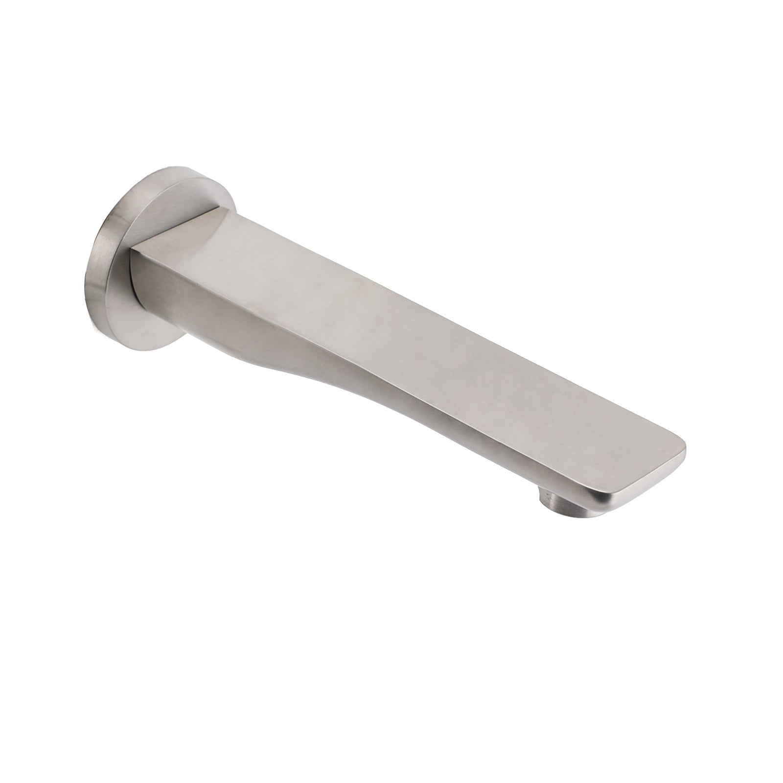 Brushed Nickel Round Bathtub Bubble Outlet Wall Mounted Spout Stainless Steel - Furniture > Bathroom > Shower Heads & Screens - Rivercity House & Home Co. (ABN 18 642 972 209) - Affordable Modern Furniture Australia