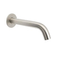 Round Curve Basin Bubble Bath Tub Wall Spout Faucet - Brushed Nickel