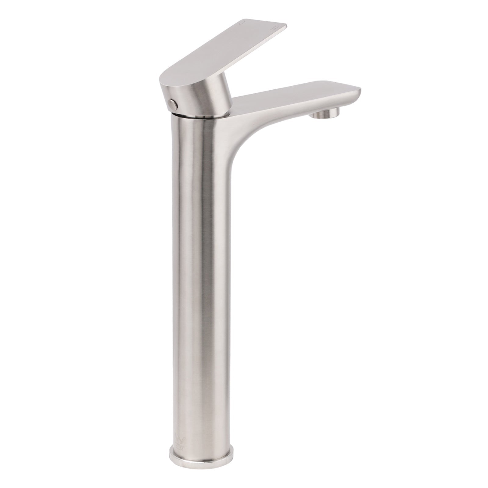 Brushed Nickel Rounded Edge Tall Basin Mixer Kitchen Vanity Faucet Tap Spout Set - Furniture > Bathroom > Shower Heads & Screens - Rivercity House & Home Co. (ABN 18 642 972 209) - Affordable Modern Furniture Australia