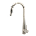 KYLINS Brushed Nickel Round Pull-Out Kitchen Sink Mixer Faucet - Silver