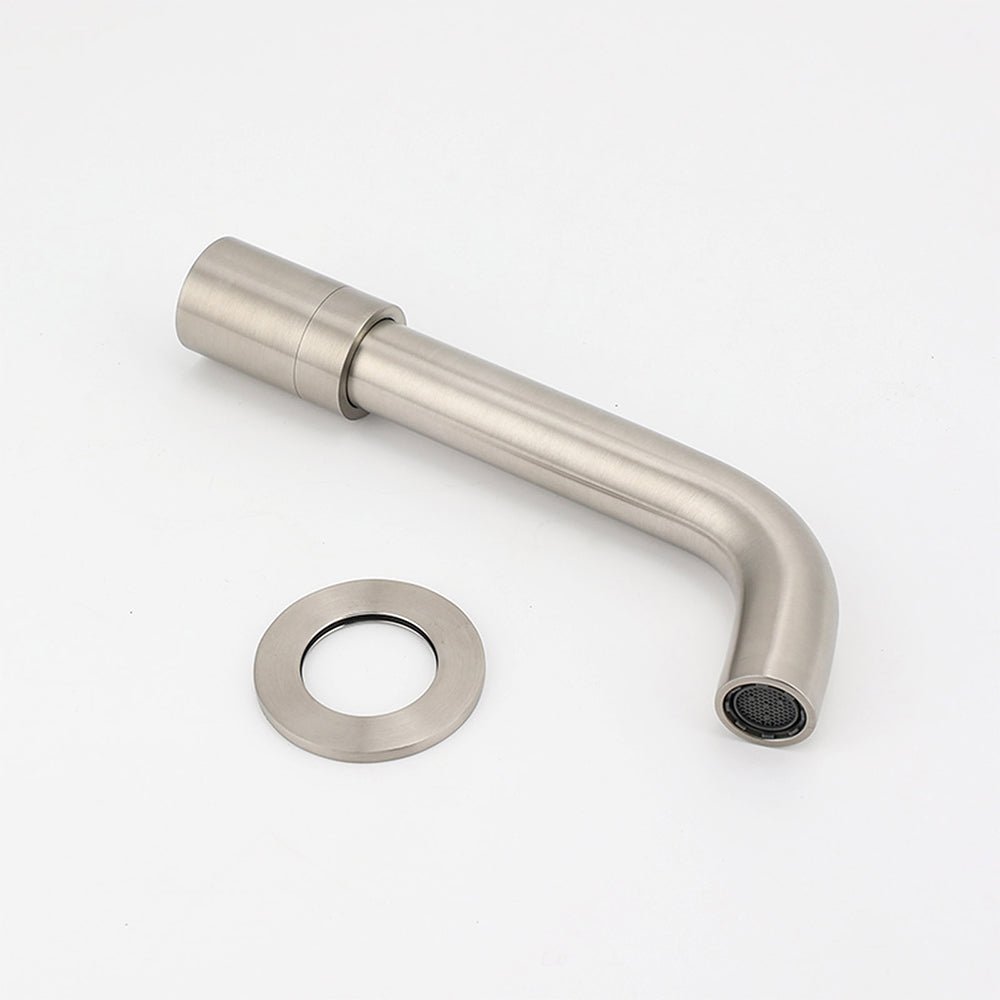 Brushed Nickel Silver Round Swivel Basin Faucet Bubble Water Outlet Bath Tub Spout - Furniture > Bathroom > Shower Heads & Screens - Rivercity House & Home Co. (ABN 18 642 972 209) - Affordable Modern Furniture Australia