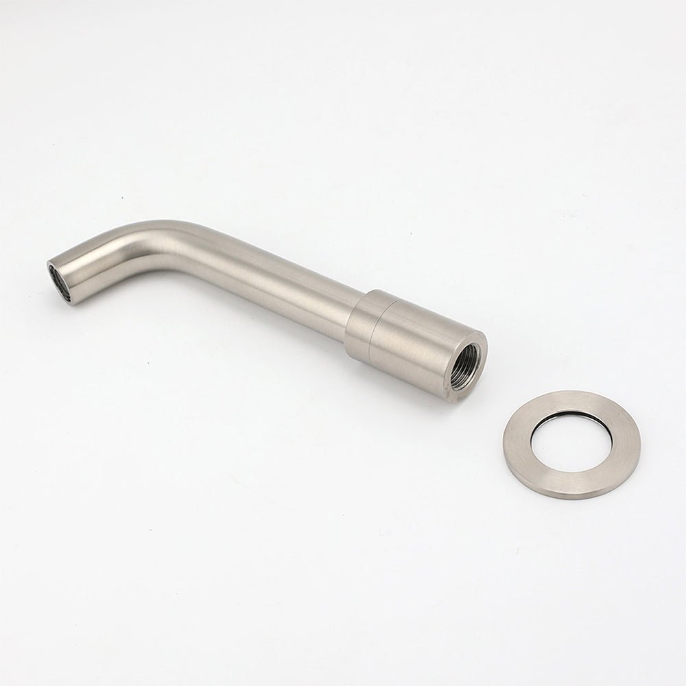 Brushed Nickel Silver Round Swivel Basin Faucet Bubble Water Outlet Bath Tub Spout - Furniture > Bathroom > Shower Heads & Screens - Rivercity House & Home Co. (ABN 18 642 972 209) - Affordable Modern Furniture Australia