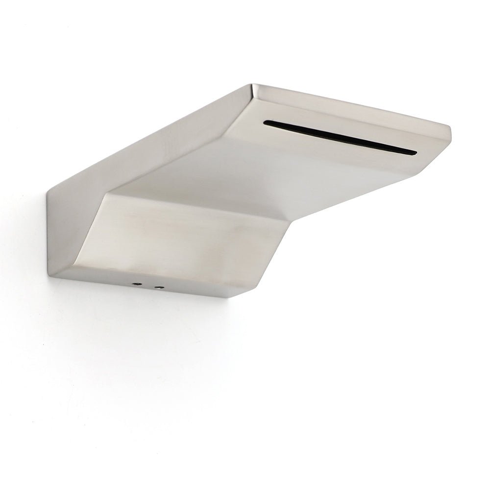 Brushed Nickel Square Cubic Shower Bathtub Waterfall Outlet Wall Mounted Spout - Furniture > Bathroom > Shower Heads & Screens - Rivercity House & Home Co. (ABN 18 642 972 209) - Affordable Modern Furniture Australia