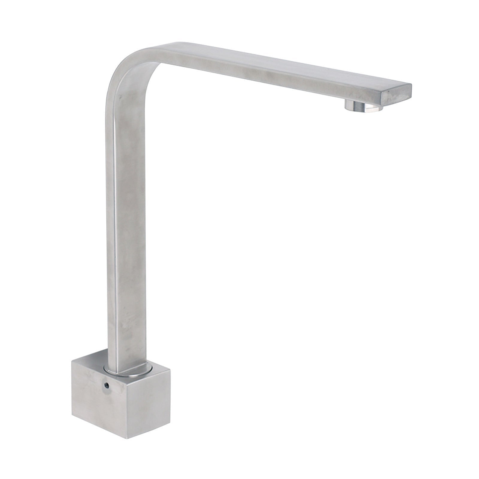 Brushed Nickel Square Spout Gooseneck Arm High Rise Bathtub Filler Water Outlet - Furniture > Bathroom > Shower Heads & Screens - Rivercity House & Home Co. (ABN 18 642 972 209) - Affordable Modern Furniture Australia