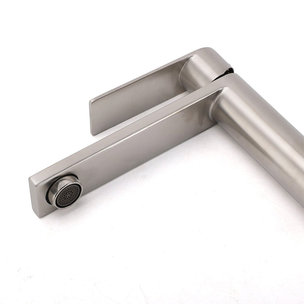 Brushed Nickel Standard Basin Mixer Vanity Sink Faucet Kitchen Laundry Spout Tap - Furniture > Bathroom > Shower Heads & Screens - Rivercity House & Home Co. (ABN 18 642 972 209) - Affordable Modern Furniture Australia