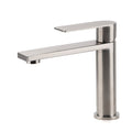 Standard Basin Mixer Vanity Sink Faucet with Kitchen Laundry Spout - Brushed Nickel