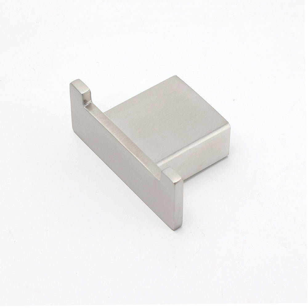 Brushed Nickel SUS Square Robe Hook Clothes Towel Holder Hanger Wall Mounted Kit - Home & Garden > Bathroom Accessories > Shower Accessories - Rivercity House & Home Co. (ABN 18 642 972 209) - Affordable Modern Furniture Australia