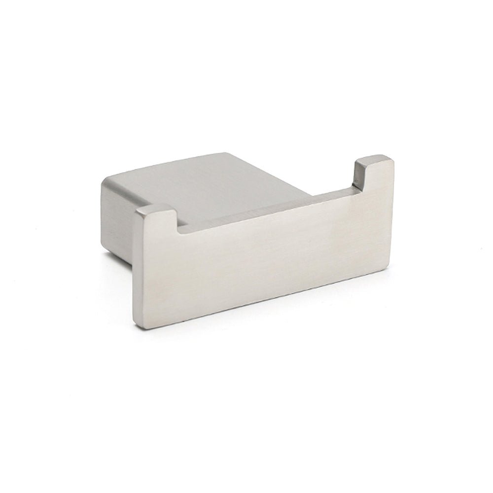 Brushed Nickel SUS Square Robe Hook Clothes Towel Holder Hanger Wall Mounted Kit - Home & Garden > Bathroom Accessories > Shower Accessories - Rivercity House & Home Co. (ABN 18 642 972 209) - Affordable Modern Furniture Australia