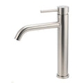 Tall Kitchen Laundry Basin Mixer Vanity Sink Faucet Tap Set - Brushed Nickel