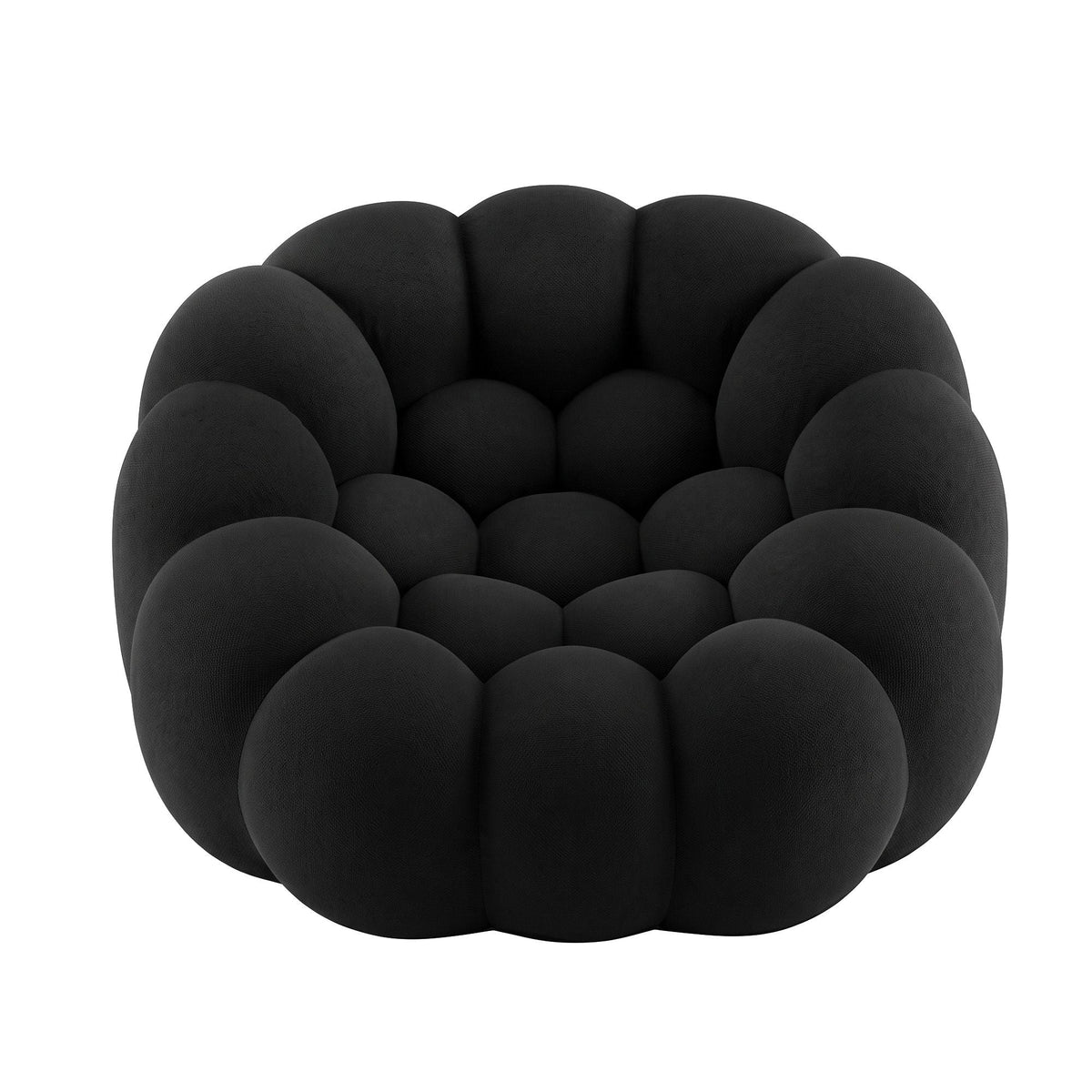 Bubble Floor Sofa Single Lounge Chair with Bubble Cushioning and Stretch Fabric Upholstery - Furniture > Sofas > Sofas & Sofa Beds - Rivercity House & Home Co. (ABN 18 642 972 209) - Affordable Modern Furniture Australia