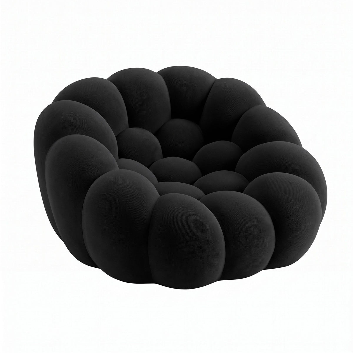 Bubble Floor Sofa Single Lounge Chair with Bubble Cushioning and Stretch Fabric Upholstery - Furniture > Sofas > Sofas & Sofa Beds - Rivercity House & Home Co. (ABN 18 642 972 209) - Affordable Modern Furniture Australia