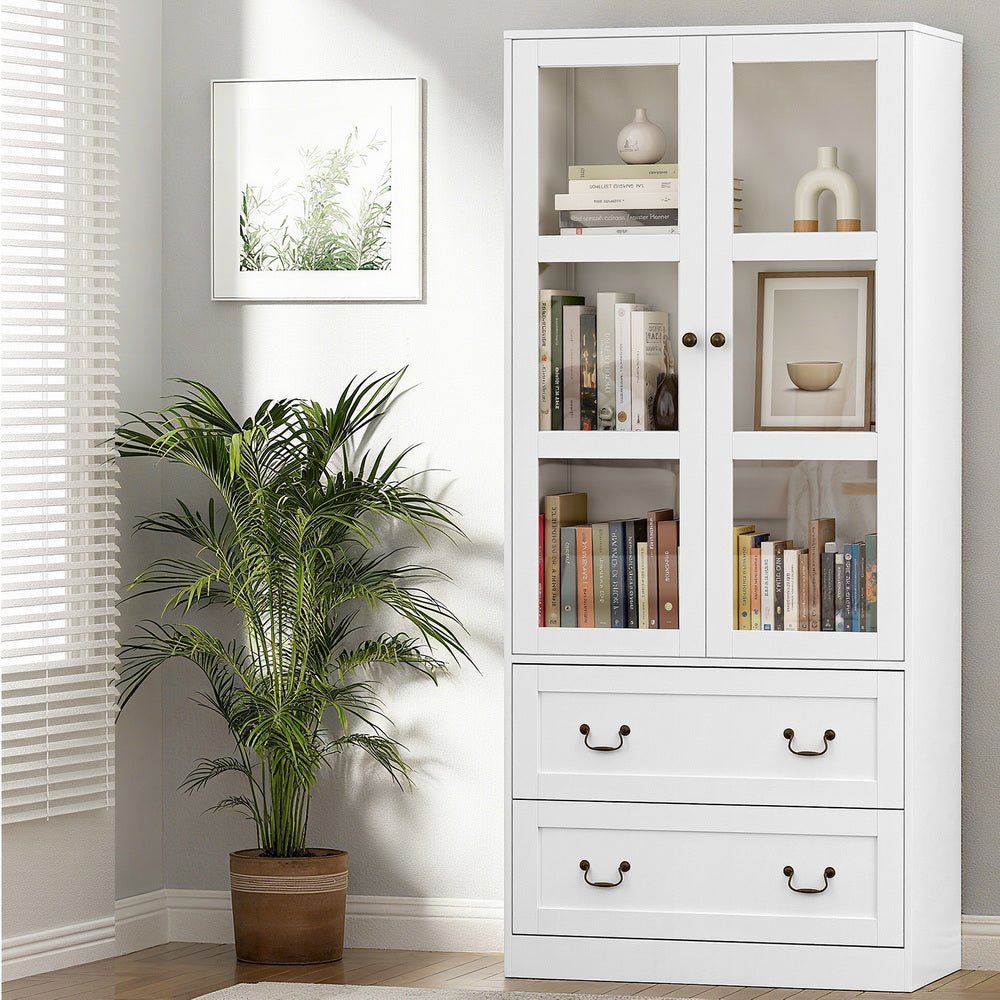 Buffet Sideboard 180cm Hutch Storage Cabinet Kitchen Drawer Door White - Furniture > Dining > Buffets & Sideboards - Rivercity House & Home Co. (ABN 18 642 972 209) - Affordable Modern Furniture Australia