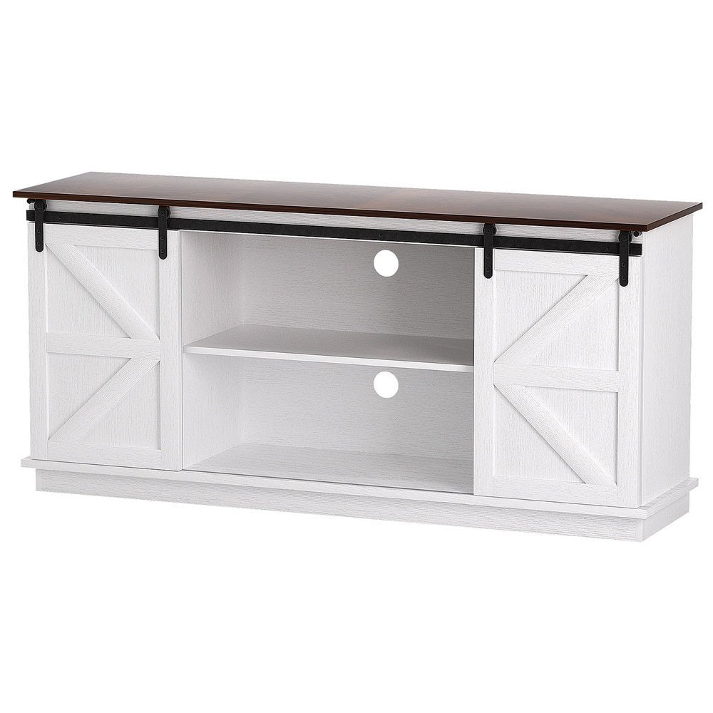 Buffet Sideboard Storage Cabinet Kitchen Cupboard Sliding Doors White - Furniture > Dining > Buffets & Sideboards - Rivercity House & Home Co. (ABN 18 642 972 209) - Affordable Modern Furniture Australia