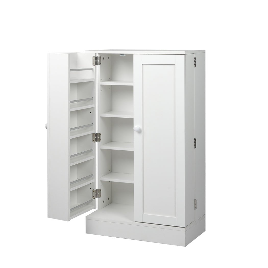 Buffet Sideboard Storage Cabinet with Adjustable Shelves - White - Rivercity House & Home Co. (ABN 18 642 972 209) - Affordable Modern Furniture Australia