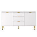 Buffet Sideboard with 3 Drawers & 2 Doors, Large Storage - White