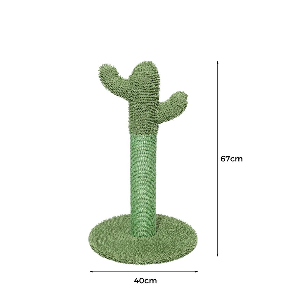 Cactus Cat Scratching Post Tree with Sisal Rope - Green - Rivercity House & Home Co. (ABN 18 642 972 209) - Affordable Modern Furniture Australia