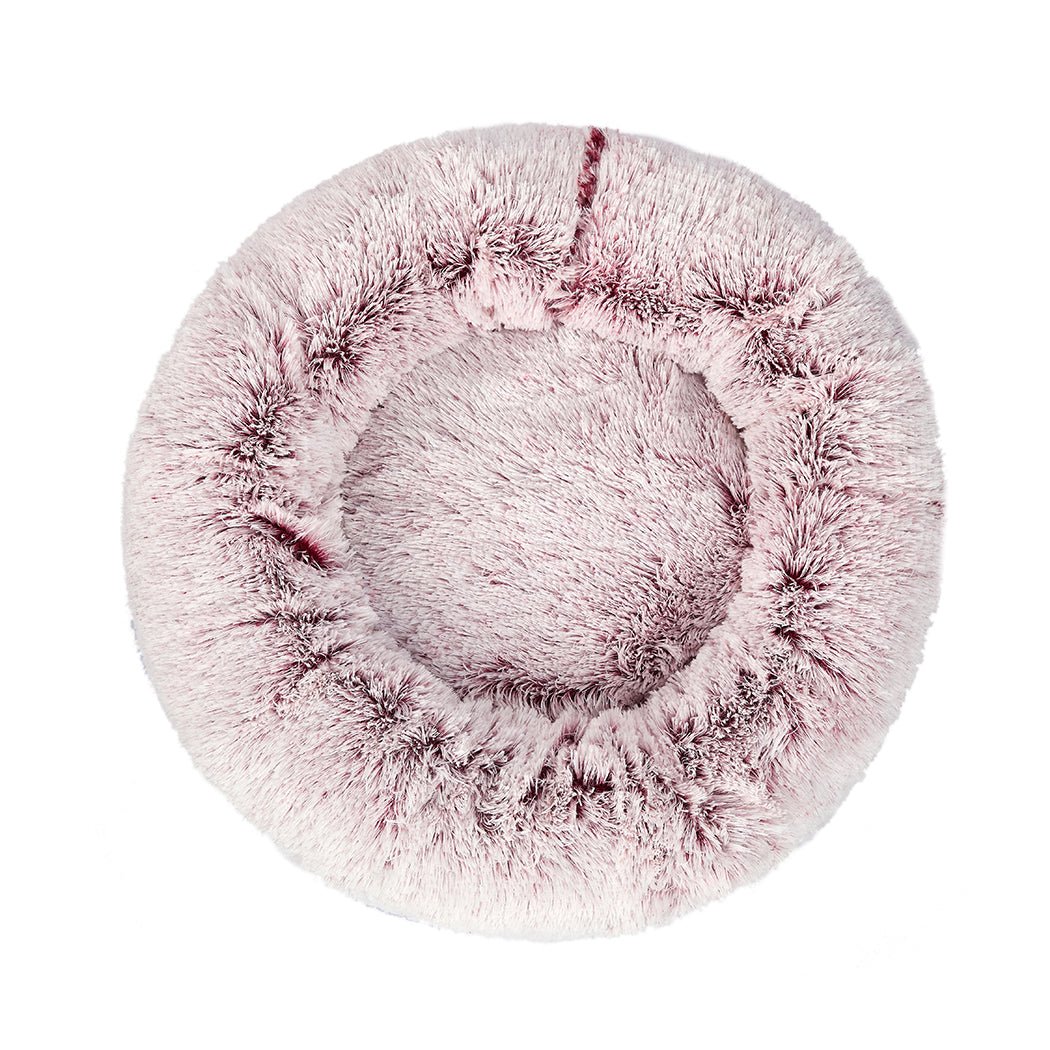 Calming Donut Pet Bed for Cat and Dog Large - Pink - Rivercity House & Home Co. (ABN 18 642 972 209) - Affordable Modern Furniture Australia