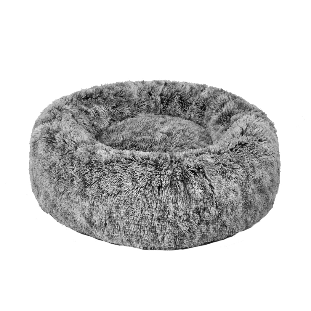Calming Donut Pet Bed XL for Cat and Dog - Charcoal - Rivercity House & Home Co. (ABN 18 642 972 209) - Affordable Modern Furniture Australia