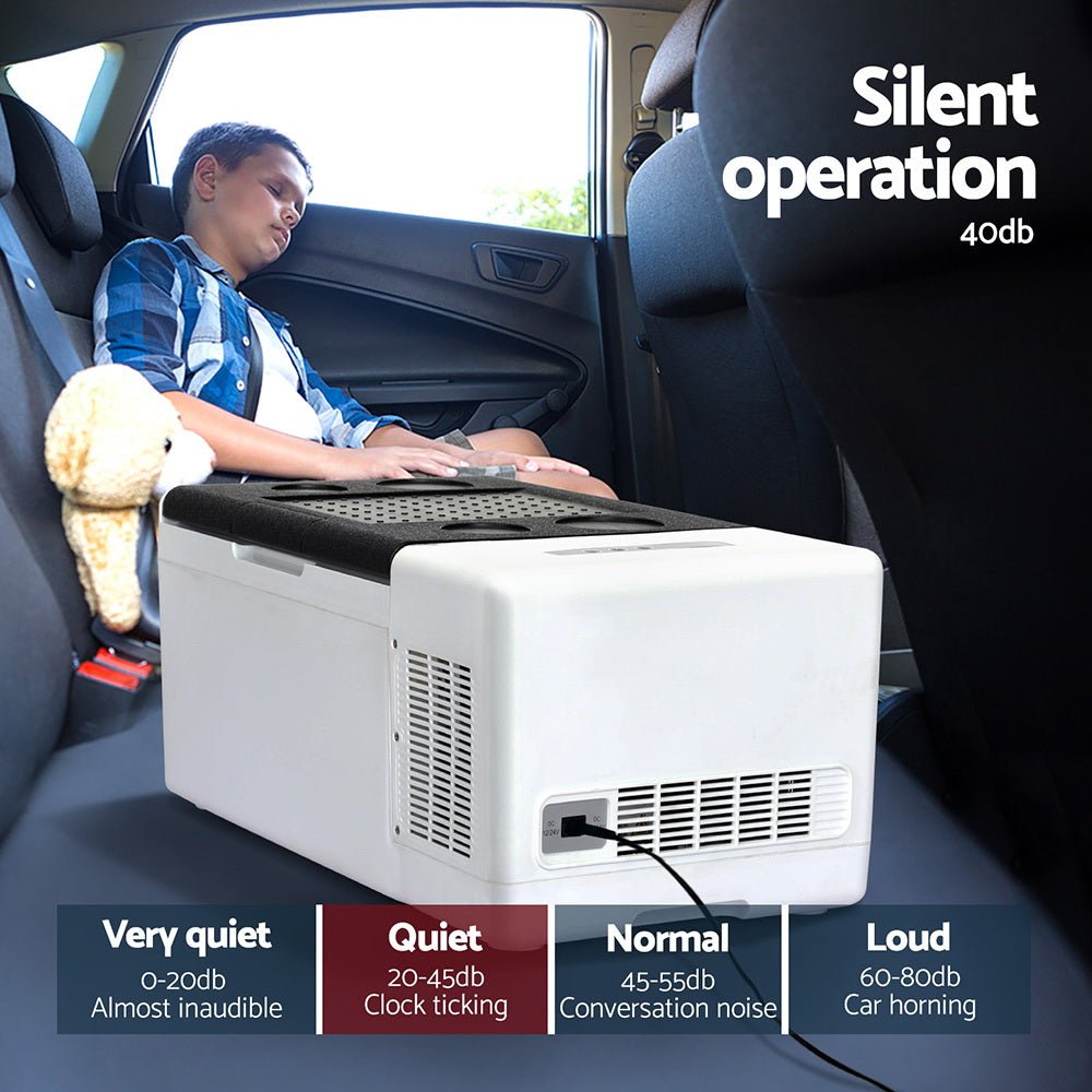 Camping Fridge 15L Portable Bar Fridges Freezer 12V/24V/240V - Outdoor > Camping - Rivercity House & Home Co. (ABN 18 642 972 209) - Affordable Modern Furniture Australia