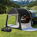 Car Camping Tent SUV Rear Hatchback Canopy Portable Outdoor Family - Black