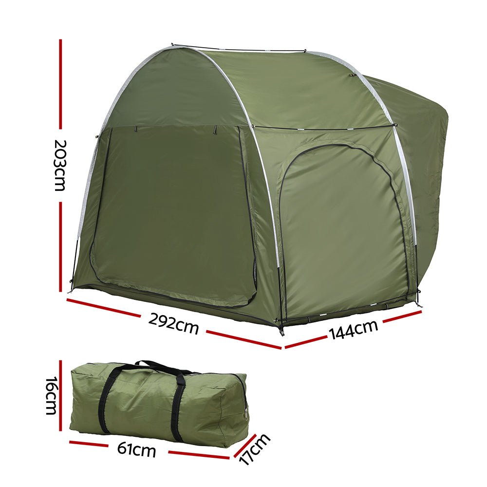Camping Tent Car SUV Rear Hatchback Tents Canopy Portable Outdoor Family green - Outdoor Recreation > Camping > Tents - Rivercity House & Home Co. (ABN 18 642 972 209) - Affordable Modern Furniture Australia