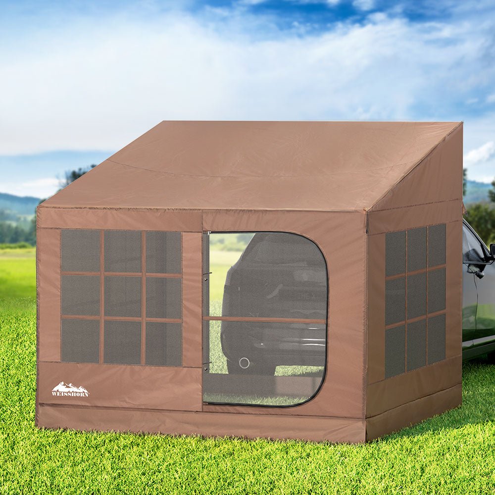 Camping Tent Car SUV Rear Side Canopy Portable Shelter Family Home 4WD - Outdoor Recreation > Camping > Caravan Accessories - Rivercity House & Home Co. (ABN 18 642 972 209) - Affordable Modern Furniture Australia