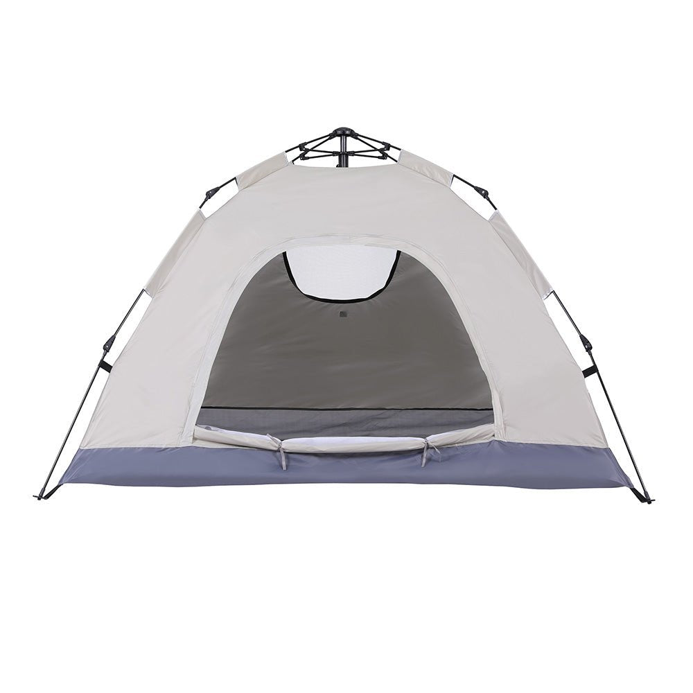 Camping Tent Instant Tent Pop up 2 Person Outdoor Hiking Tents Hiking Beige - Outdoor Recreation > Camping > Tents - Rivercity House & Home Co. (ABN 18 642 972 209) - Affordable Modern Furniture Australia