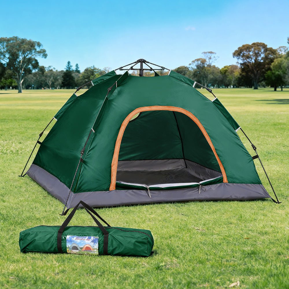 Camping Tent Instant Tent Pop up 2 Person Outdoor Hiking Tents Hiking Green - Outdoor Recreation > Camping > Tents - Rivercity House & Home Co. (ABN 18 642 972 209) - Affordable Modern Furniture Australia